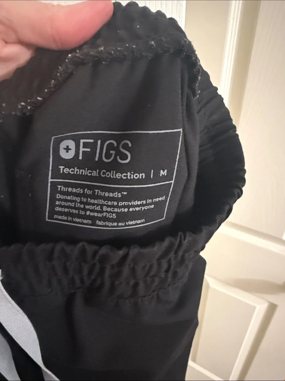 Figs Black Womens Jogger scrub pants